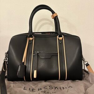 Liebeskind Berlin Black and Tan Handbag